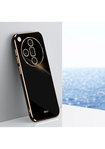 Xınlı Oppo Find X7 5g Kılıf Galvanik Yumuşak Tpu Arka Telefon Kılıfı-Siyah (Yurt Dışından) indirimleri