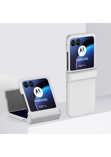 Motorola Razr 40 Ultra 5g Sert Pc Telefon Kılıfı Darbeye Dayanıklı Menteşe Koruması Cilt-Dokunmatik Kılıf-Beyaz (Yurt Dışından) indirimleri