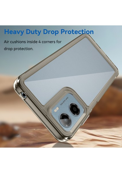 Motorola Moto E15 4G/G05 4g Kılıf Tpu+Akrilik Koruyucu Şeffaf Telefon Kılıfı-Şeffaf Gri (Yurt Dışından) fırsatları