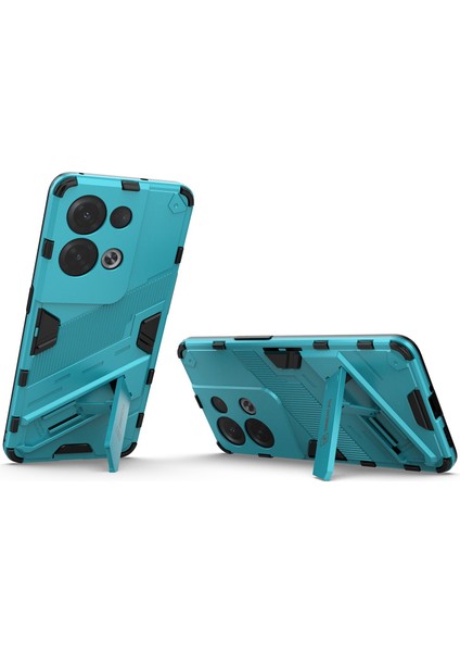 Oppo Reno8 Pro+(China)5g/reno8 Pro 5g(Global)Yumuşak Tpu Sert Pc Kılıfı Kickstand Arka Kapak-Bebek Mavisi (Yurt Dışından) modelleri