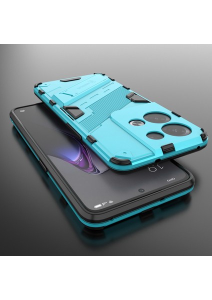 Oppo Reno8 Pro+(China)5g/reno8 Pro 5g(Global)Yumuşak Tpu Sert Pc Kılıfı Kickstand Arka Kapak-Bebek Mavisi (Yurt Dışından) fırsatları