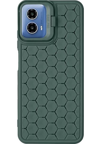 Motorola Moto G45 5G/G34 5g Kılıf Kickstand Tpu Telefon Kılıfı Petek Isı Dağılımı-Ordu Yeşili (Yurt Dışından) fiyatları