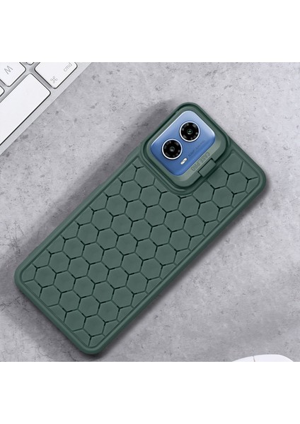 Motorola Moto G45 5G/G34 5g Kılıf Kickstand Tpu Telefon Kılıfı Petek Isı Dağılımı-Ordu Yeşili (Yurt Dışından) indirimleri