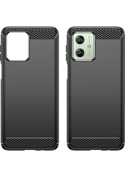 Motorola Moto G54 5g Tpu Kılıf Çizilmez Fırçalanmış Çizgi Telefon Kılıfı-Siyah (Yurt Dışından) modelleri