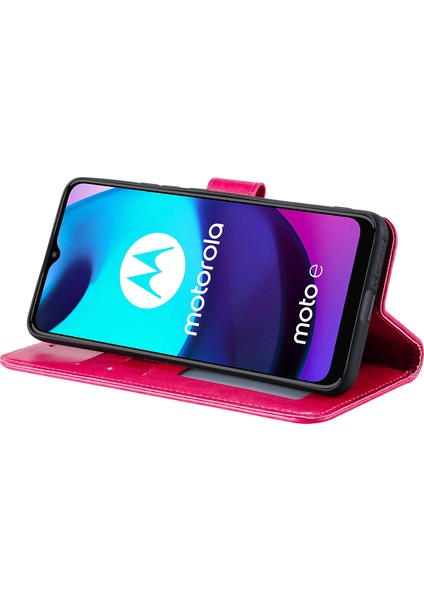 Mandala Çiçek Baskılı Stand Cüzdan Darbeye Dayanıklı Deri Telefon Kılıfı Motorola Moto E20/E30/E40-GÜL (Yurt Dışından) indirimleri