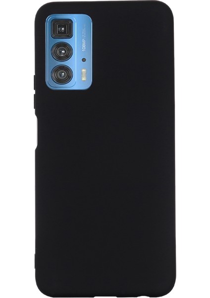Motorola Edge 20 Pro Sıvı Silikon Kalınlaştırma Tasarım Telefon Kılıfı Yumuşak Mikrofiber Astar Yastık Çizilmez Koruyucu Kılıf-Siyah (Yurt Dışından) modelleri