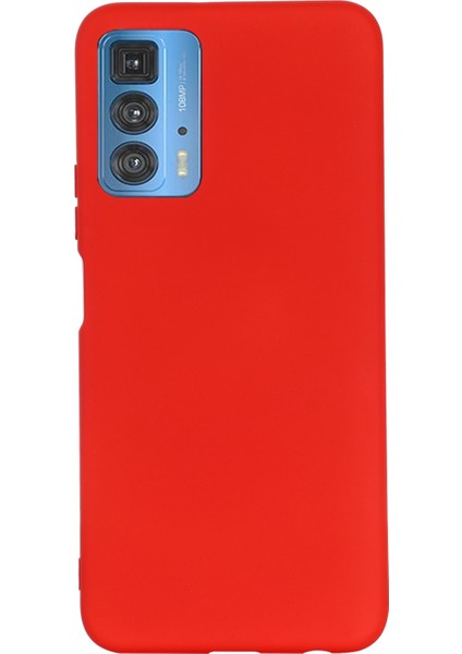 Motorola Edge 20 Pro 5g Sıvı Silikon Kalınlaştırma Tasarım Telefon Kılıfı Yumuşak Mikrofiber Astar Yastık Çizilmez Koruyucu Kılıf-Kırmızı (Yurt Dışından) modelleri