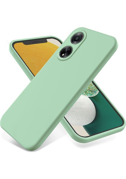 Oppo A98 5g/a1 5G/F23 5g Için Telefon Koruma Kılıfı, Kayışlı Yumuşak Astarlı Sıvı Silikon Telefon Kılıfı-Yeşil (Yurt Dışından) fiyatları