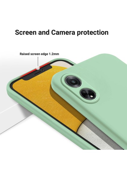 Oppo A98 5g/a1 5G/F23 5g Için Telefon Koruma Kılıfı, Kayışlı Yumuşak Astarlı Sıvı Silikon Telefon Kılıfı-Yeşil (Yurt Dışından) indirimleri
