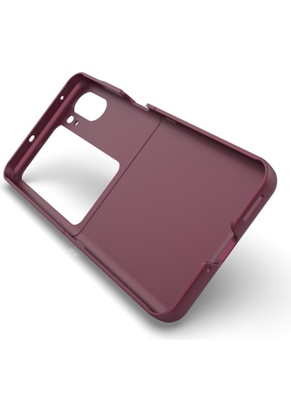 Oppo Find N2 Flip 5g Telefon Kılıfı Sert Pc Çizilmez Kapak-Şarap Kırmızısı (Yurt Dışından) fırsatları