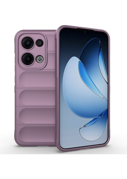 Oppo RENO13 5g (Global) Kılıf Düşmeye Karşı Yumuşak Tpu Sağlam Telefon Arka Kapağı-Açık Mor (Yurt Dışından)