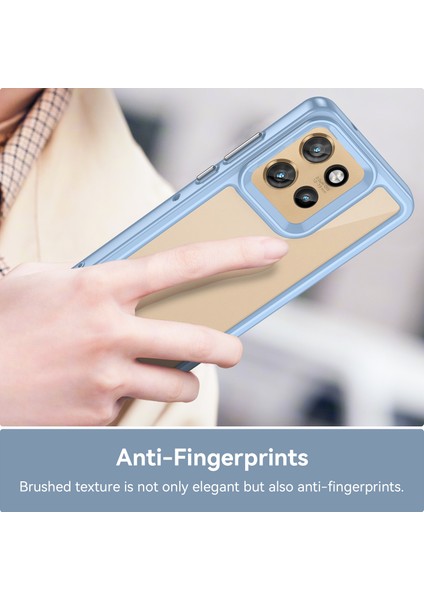 Motorola Edge 50 Neo 5g/moto S50 5g/thinkphone 25 5g Kılıf Tpu+Akrilik Koruyucu Şeffaf Telefon Kılıfı-Mavi (Yurt Dışından) indirimleri