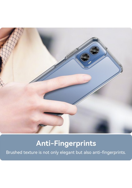 Motorola Moto G45 5G/G34 5g Kılıf Darbeye Dayanıklı Tpu+Akrilik Cep Telefonu Kılıfı-Şeffaf (Yurt Dışından) indirimleri