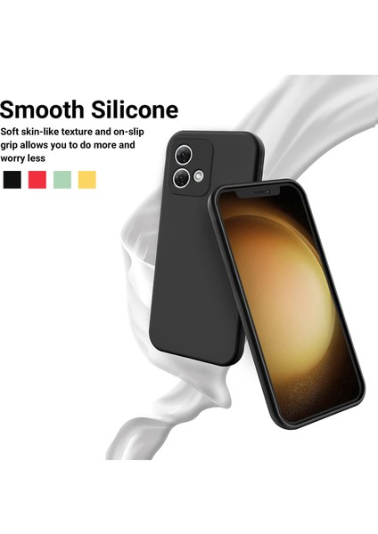Motorola Moto G84 5g Telefon Kılıfı Çizilmez Telefon Kılıfı Sıvı Silikon Telefon Kabuğu Kayışlı-Siyah (Yurt Dışından) fırsatları