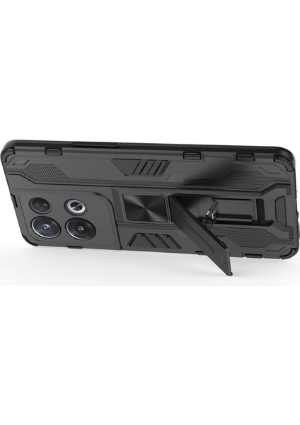 Oppo Reno8 Pro 5g (Küresel Sürüm)/reno8 Pro+ (Çin)5g Her Şey Dahil Koruma Sert Pc Yumuşak Tpu Sağlam Hibrit Kılıf Ağır Hizmet Tipi Kabuk Destekli-Siyah (Yurt Dışından) modelleri