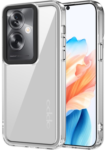 Oppo A79 5g/a2 5g Şeffaf Kılıf Pc+Tpu Darbeye Dayanıklı Telefon Kılıfı-Şeffaf (Yurt Dışından)