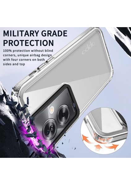 Oppo A79 5g/a2 5g Şeffaf Kılıf Pc+Tpu Darbeye Dayanıklı Telefon Kılıfı-Şeffaf (Yurt Dışından) fırsatları