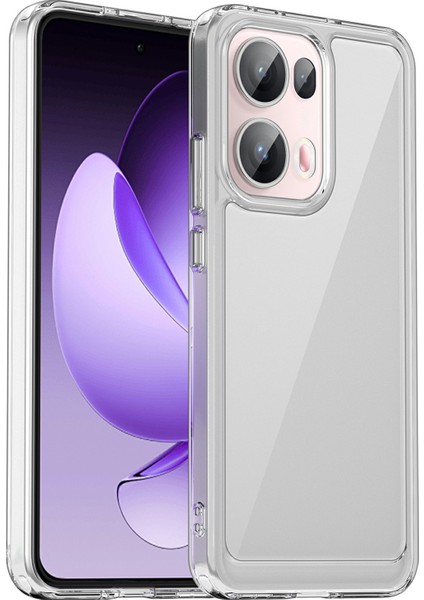 Oppo RENO13 Pro 5g Kılıf Tpu+Akrilik Koruyucu Şeffaf Telefon Kılıfı-Şeffaf (Yurt Dışından)