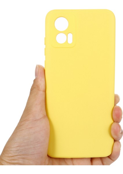 Motorola Edge 30 Neo 5g/edge 30 Lite Çizilmez Sıvı Silikon Cep Telefonu Kılıfı Darbeye Dayanıklı Koruyucu Kılıf Kayışlı-Sarı (Yurt Dışından) fırsatları