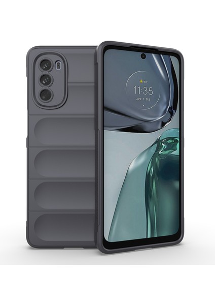 Motorola Moto G62 5g Düşmeye Karşı Koruyucu Telefon Kılıfı Sağlam Tpu Telefon Kılıfı-Koyu Gri (Yurt Dışından)