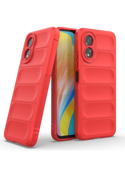 Oppo A38 4g Kılıf Düşmeye Dayanıklı Sağlam Telefon Tpu Kılıfı-Kırmızı (Yurt Dışından) fiyatları