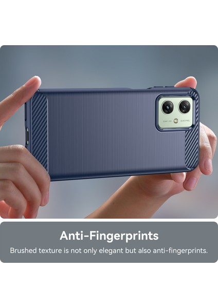 Motorola Moto G54 5g Tpu Kılıf Çizilmez Fırçalanmış Çizgi Telefon Kılıfı-Mavi (Yurt Dışından) indirimleri