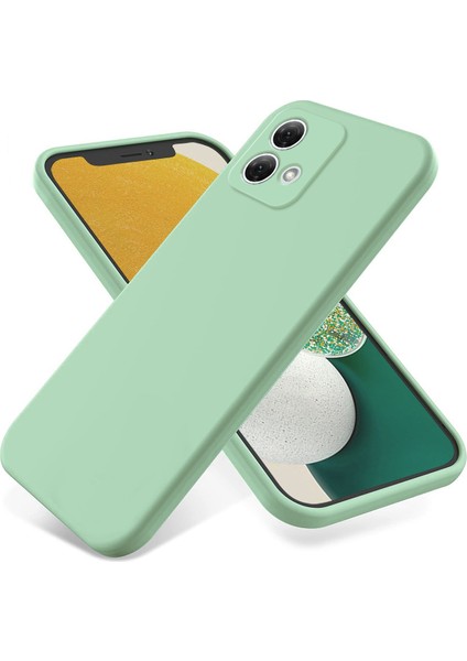 Motorola Moto G84 5g Telefon Kılıfı Çizilmez Telefon Kılıfı Sıvı Silikon Telefon Kabuğu Kayışlı-Yeşil (Yurt Dışından) fiyatları