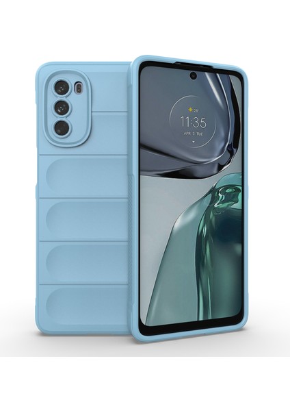 Motorola Moto G62 5g Düşmeye Karşı Koruyucu Telefon Kılıfı Sağlam Tpu Telefon Kılıfı-Bebek Mavisi (Yurt Dışından)