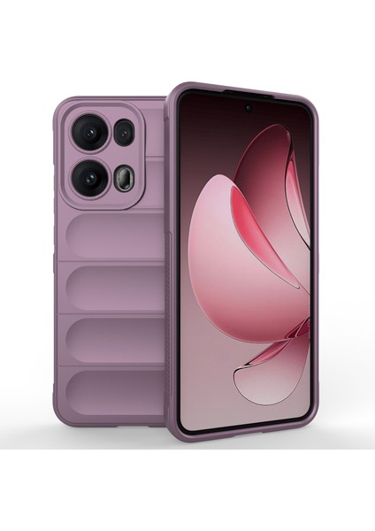 Oppo RENO13 Pro 5g Kılıf Düşmeye Karşı Yumuşak Tpu Sağlam Telefon Arka Kapağı-Açık Mor (Yurt Dışından)