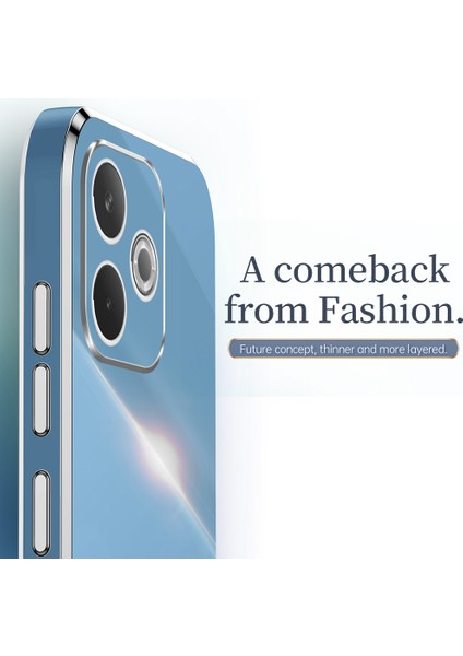 Xınlı Oppo A5 Pro 4g(Global)/5g(Global)/a5 Energy 5g(China) Kılıf Tpu Telefon Kılıfı Galvanik Çerçeveli-Kırmızı (Yurt Dışından) indirimleri