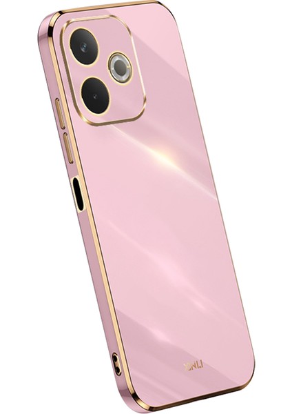 Xınlı Oppo A5 Pro 4g(Global)/5g(Global)/a5 Energy 5g(China) Kılıf Tpu Telefon Kılıfı Galvanik Çerçeveli-Mor (Yurt Dışından)