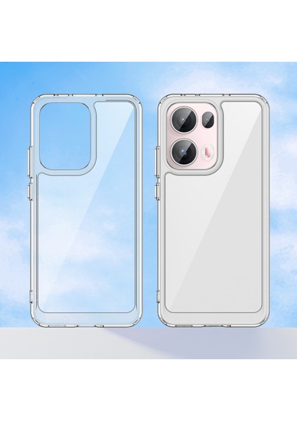 Oppo RENO13 Pro 5g Kılıf Tpu+Akrilik Koruyucu Şeffaf Telefon Kılıfı-Şeffaf (Yurt Dışından) fiyatları