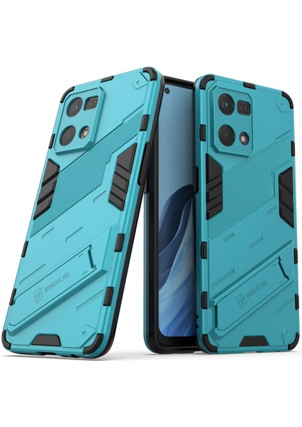 Oppo Reno7 4g Arka Kılıf Kickstand Pc Yumuşak Tpu Telefon Kılıfı-Bebek Mavisi (Yurt Dışından) indirimleri