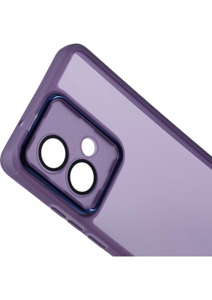 Dksm Serisi Motorola Edge 40 Neo 5g Kılıf Elektrokaplama Kamera Çerçevesi Tpu Telefon Kılıfı-Şeffaf Mor (Yurt Dışından) indirimleri