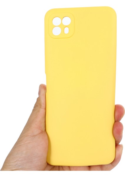 Motorola Moto G50 5g Sıvı Silikon Telefon Kılıfı Yumuşak Çizilmez Koruyucu Kılıf Kayışlı-Sarı (Yurt Dışından) indirimleri