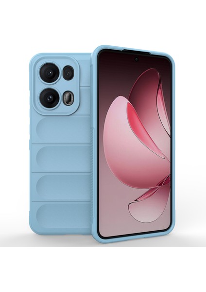Oppo RENO13 Pro 5g Kılıf Düşmeye Karşı Yumuşak Tpu Sağlam Telefon Arka Kapağı-Bebek Mavisi (Yurt Dışından)