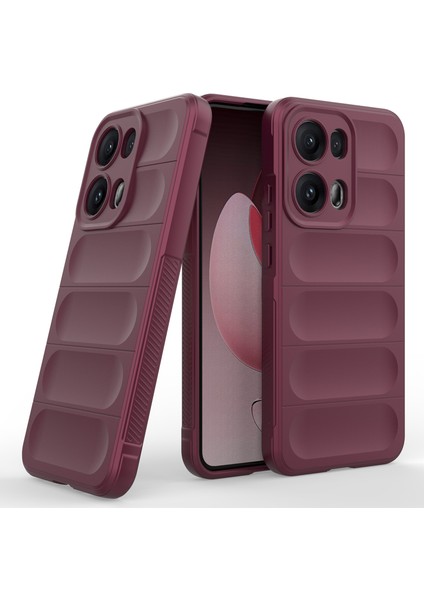 Oppo RENO13 Pro 5g Kılıf Düşmeye Karşı Yumuşak Tpu Sağlam Telefon Arka Kapağı-Şarap Kırmızısı (Yurt Dışından) indirimleri
