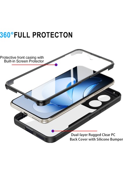 Oppo RENO13 5g (Küresel) Kılıf Akrilik + Tpu Şeffaf Telefon Kılıfı Pet Ekran Filmi ile - Kırmızı (Yurt Dışından) fiyatları