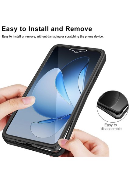Oppo RENO13 5g (Küresel) Kılıf Akrilik + Tpu Şeffaf Telefon Kılıfı Pet Ekran Filmi ile - Kırmızı (Yurt Dışından) indirimleri