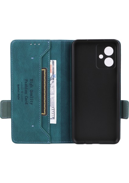 Motorola Moto G54 5g Kılıf Pu Deri Cüzdan Donanım Dekor Kapak-Mavi (Yurt Dışından) indirimleri