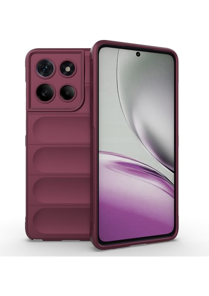 Motorola Edge 60 Stylus 5g Kılıf Düşmeye Karşı Yumuşak Tpu Sağlam Telefon Arka Kapağı-Şarap Kırmızısı (Yurt Dışından) fiyatları