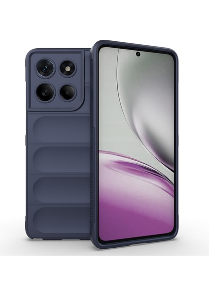 Motorola Edge 60 Stylus 5g Kılıf Düşmeye Karşı Yumuşak Tpu Sağlam Telefon Arka Kapağı-Koyu Mavi (Yurt Dışından)