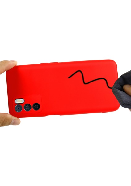 Mikrofiber Astar Darbeye Dayanıklı Hassas Kesik Düz Renk Sıvı Silikon Telefon Kılıfı ve Oppo A16/A16S (Küresel) Için Kullanışlı Kayış - Kırmızı (Yurt Dışından) fırsatları