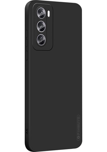 Pınwuyo Jk Dokunmatik Seri Oppo RENO12 Pro 5g (Küresel) Tpu Kılıf Fiber Astarlı Telefon Kılıfı-Siyah (Yurt Dışından)