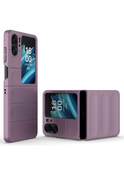 Oppo Find N2 Flip 5g Telefon Kılıfı Sert Pc Çizilmez Kapak-Açık Mor (Yurt Dışından) modelleri