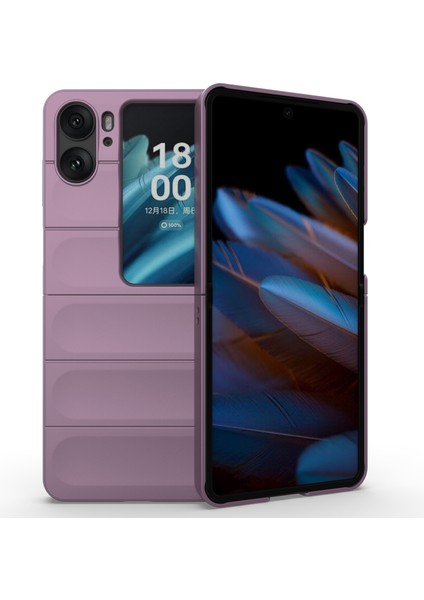 Oppo Find N2 Flip 5g Telefon Kılıfı Sert Pc Çizilmez Kapak-Açık Mor (Yurt Dışından) fırsatları