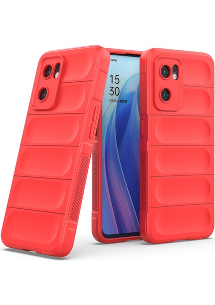Oppo Reno7 5g (Global) Için Yumuşak Tpu Arka Kapak Iyi Korunan Düşmeye Karşı Dayanıklı Telefon Kılıfı-Kırmızı (Yurt Dışından) fiyatları