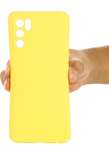 Mikrofiber Astar Darbeye Dayanıklı Hassas Kesik Düz Renk Sıvı Silikon Telefon Kılıfı ve Oppo A16/A16S (Küresel) Için Kullanışlı Kayış - Sarı (Yurt Dışından) indirimleri