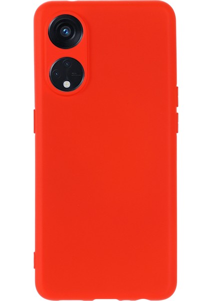 Oppo Reno8 T 5g/a1 Pro 5g Sıvı Silikon Yumuşak Astarlı Kılıf Çizilmez Telefon Kılıfı Kayışlı-Kırmızı (Yurt Dışından) fırsatları