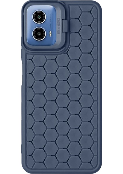 Motorola Moto G45 5G/G34 5g Kılıf Kickstand Tpu Telefon Kılıfı Petek Isı Dağılımı-Koyu Mavi (Yurt Dışından) fiyatları